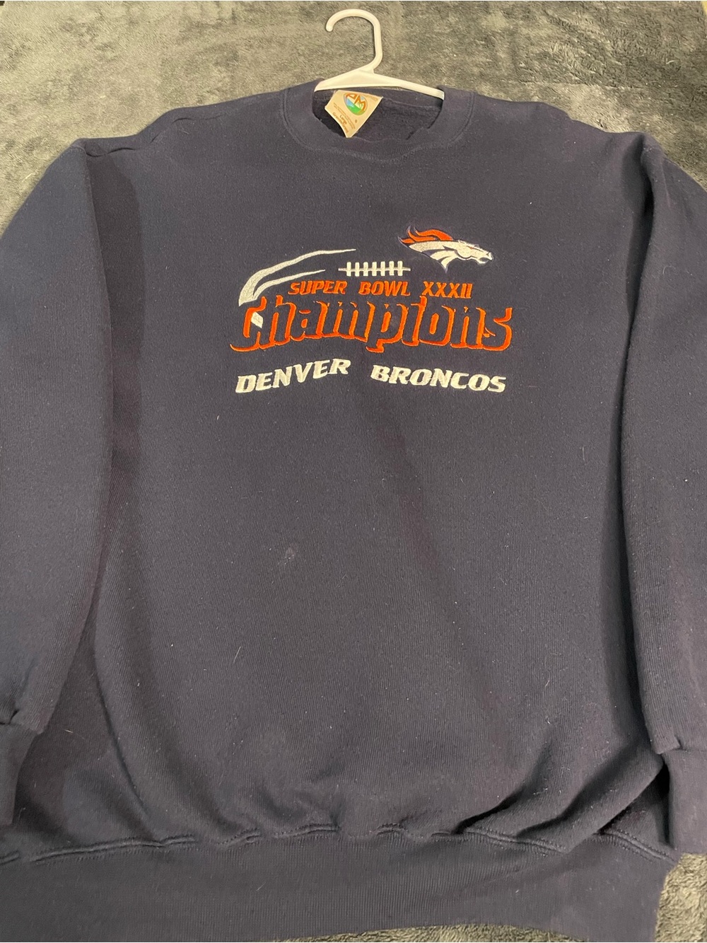 VINTAGE Super Bowl 32 Crew